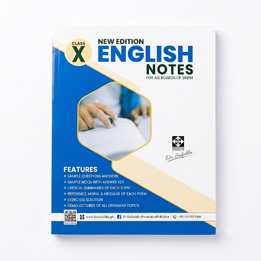 Class X English Notes New Edition – Dr. Saifuddin