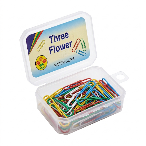 paper clip , gem clip (colour)