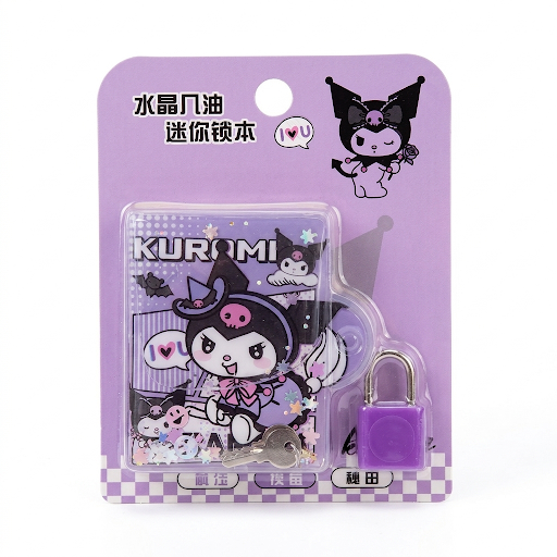 Kuromi Mini Lock Diary