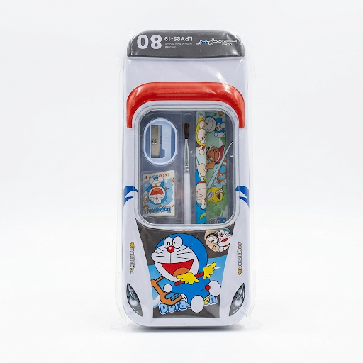 Car Shaped Tin Pencil Box Set