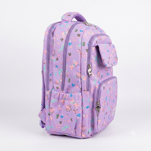BSXIONG Fashion Bunny & Fox Print Backpack