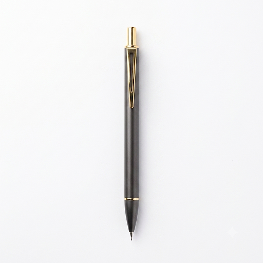Premium Metal Body Mechanical Pencil with Gold 0.5mm