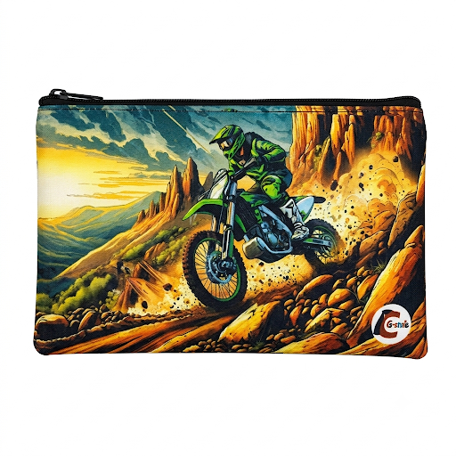 Kids Cartoon Print Pencil Pouch