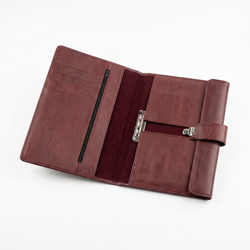 PVC Leather File Folder with Lock