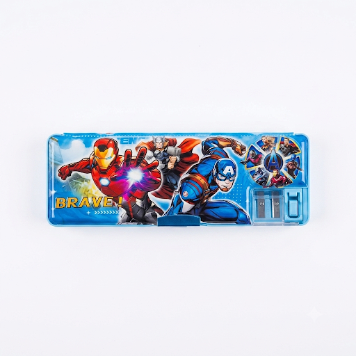 Character Pencil Box with Sharpener