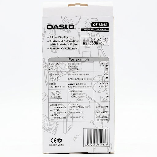 Oasid OS-82MS Scientific Calculator