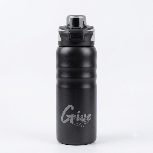 Never Give Up Sports Water Bottle