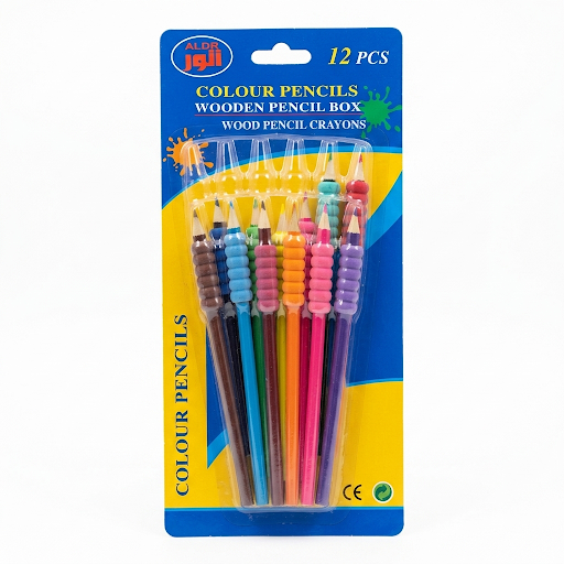 ALDR Colour Pencils Set – 12 Pcs Wood Pencil Crayons