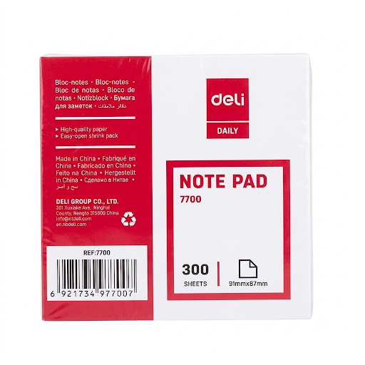Deli Daily Note Pad (7700, 300 Sheets)