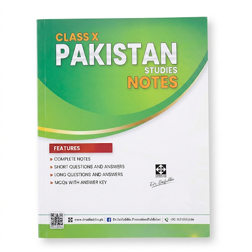 Class X Pakistan Studies Notes – Dr. Saifuddin
