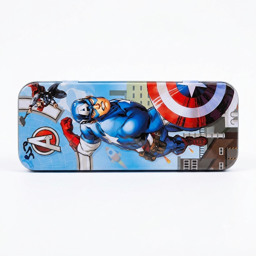 Metal Tin Pencil Box