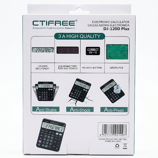 Ctifree DJ-120D Plus 12 Digit Tax Calculator