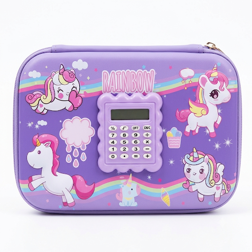 Creative Pencil Case with Calculator – Multiple Designs