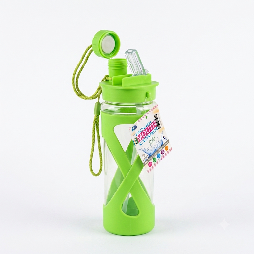 Double Mouth Cover Sports Water Bottle – 580ml