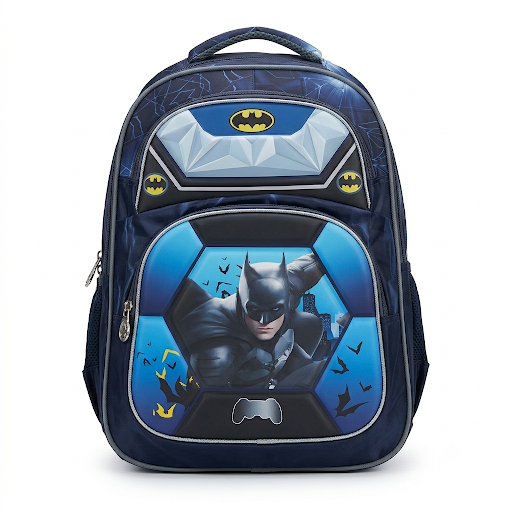 Kids Cartoon Print School Backpack – 2 Design Options (Red Series)