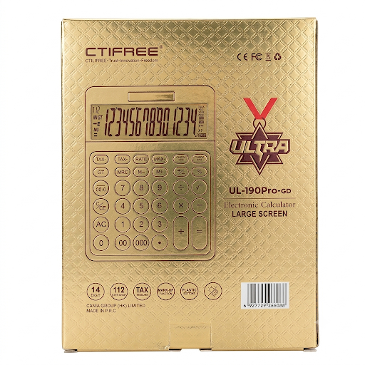 Ctifree Ultra UL-190 Pro-GD Large Screen Calculator