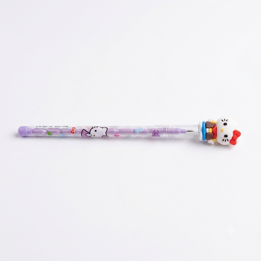 Hello Kitty Character Topper Pencil with Eraser