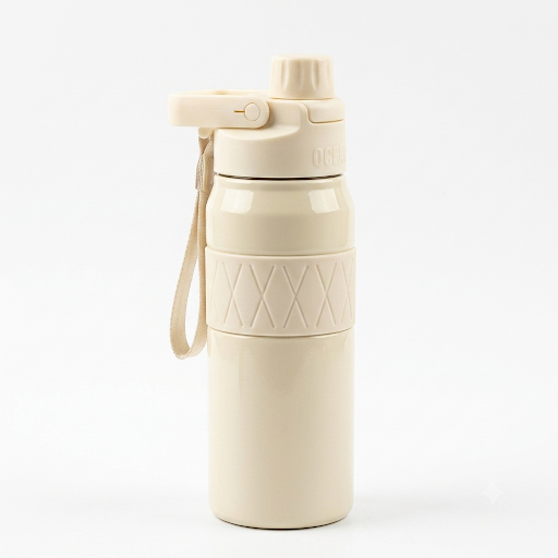 Oceans Sports Water Bottle – Leak-Proof Flip Cap with Carry Loop