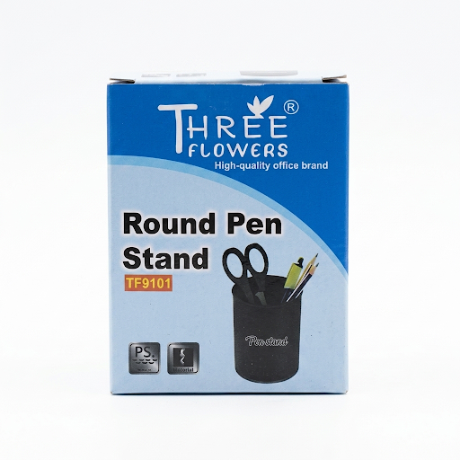 Round Pen Stand/ Pen holder/ stationery holder (random colour)