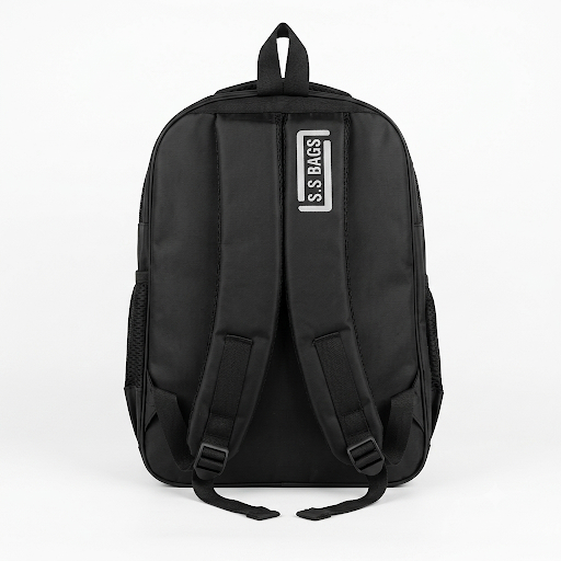 SS Kids School Bag – Embroidered Backpack with Star & Bear Design