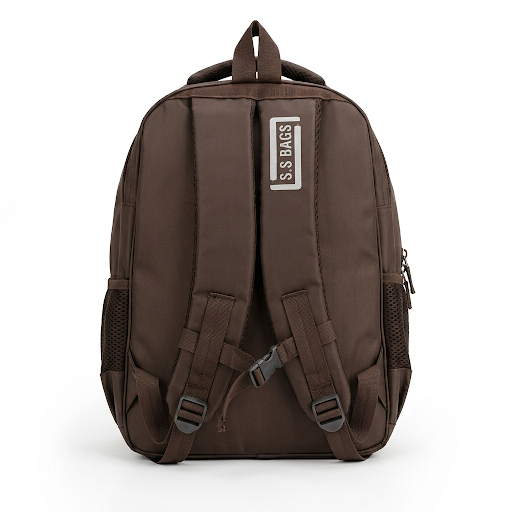 SS Kids School Bag – Embroidered Backpack with Star & Bear Design