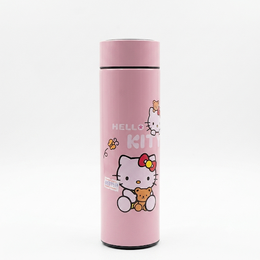 Character Print Smart Temperature Display Bottle