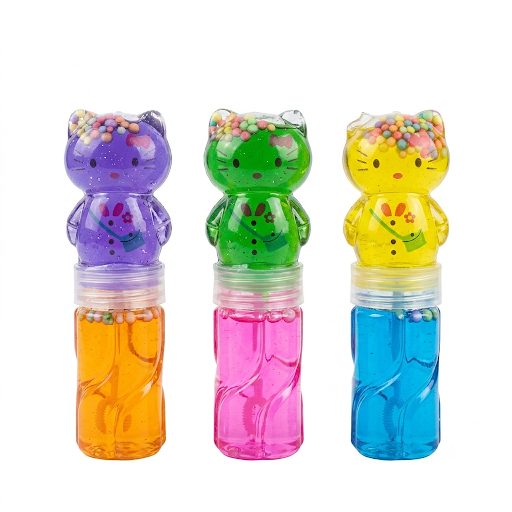 Hello Kitty Glitter Slime Bottle Toy (Bead Filled)
