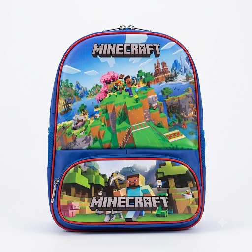 Kids Cartoon Print School Backpack – 3 Design Options