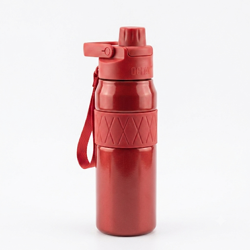 Oceans Sports Water Bottle – Leak-Proof Flip Cap with Carry Loop