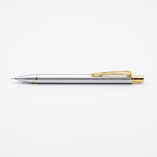 Premium Metal Body Mechanical Pencil with Gold 0.5mm