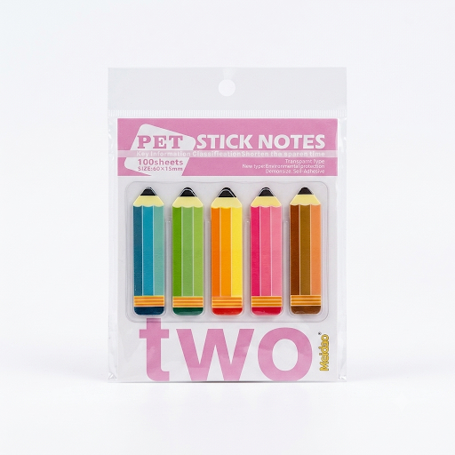 Maidao PET Pencil-Shaped Stick Notes