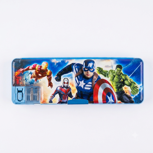 Character Pencil Box with Sharpener