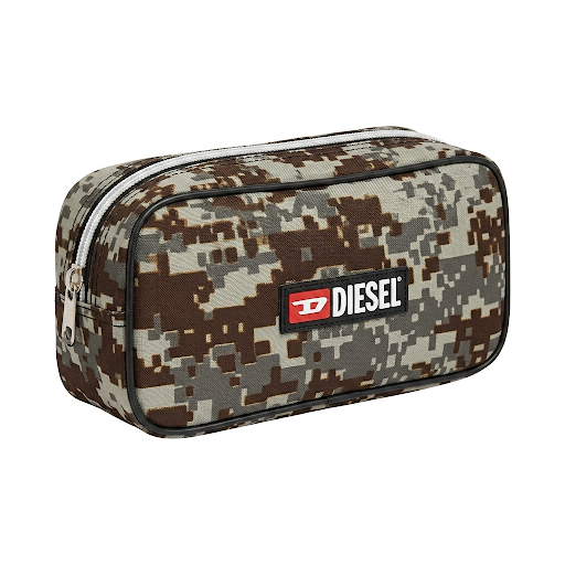 Camouflage Print Pencil Pouch