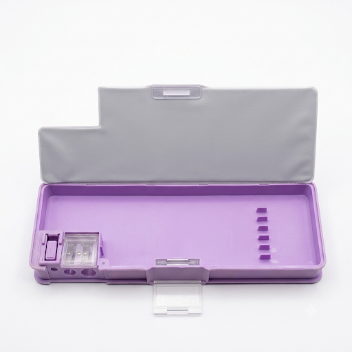 Character Pencil Box with Sharpener