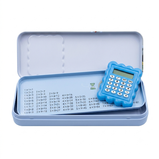 Pencil Box with Calculator