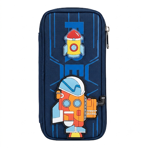 Space Astronaut 3D Patch Pencil Pouch