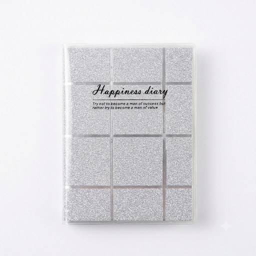 Happiness Diary – Glitter Pocket Diary (Random Design)
