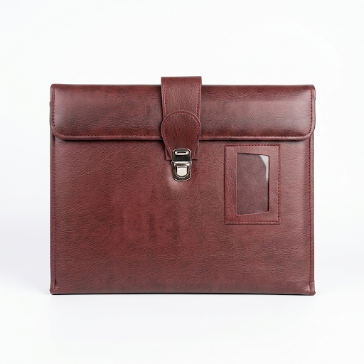 PVC Leather File Folder with Lock