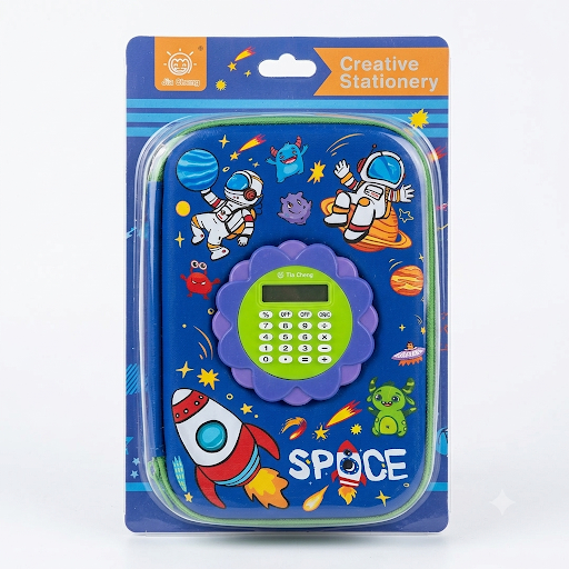 Creative Pencil Case with Calculator – Multiple Designs