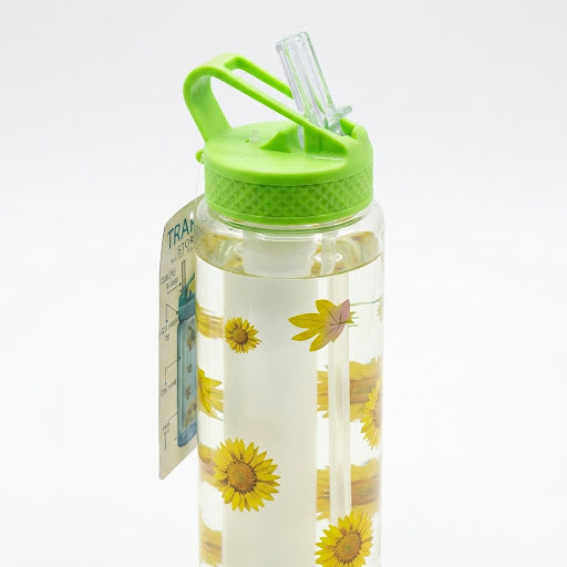 Insulated Water Bottle with Built-in Straw