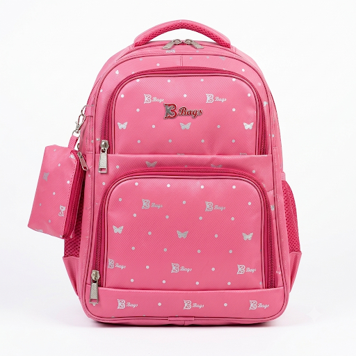 B Bags Kids Backpack – Butterfly & Polka Dot Print