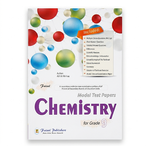 Faisal Model Test Papers Chemistry for Grade 9