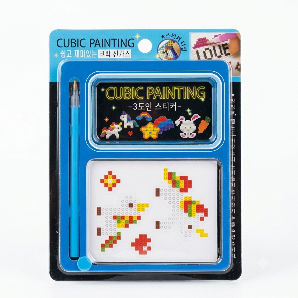 Cubic Painting - Diamond Sticker Art Kit