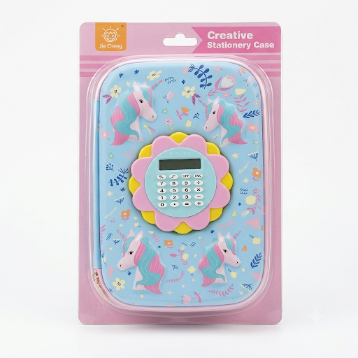 Creative Pencil Case with Calculator – Multiple Designs