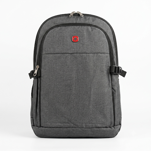 Swiss Cross Laptop Backpack – Grey