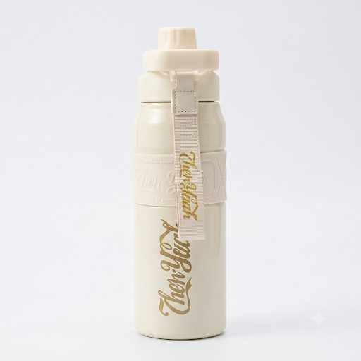 Oceans Sports Water Bottle – Leak-Proof Flip Cap with Carry Loop