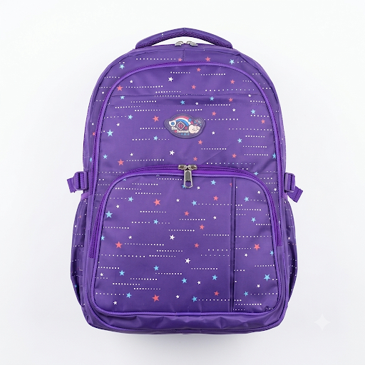 Star Print Kids School Backpack