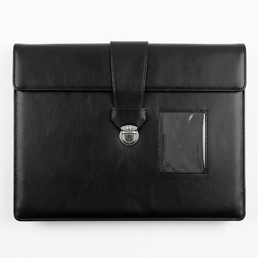 PVC Leather File Folder with Lock