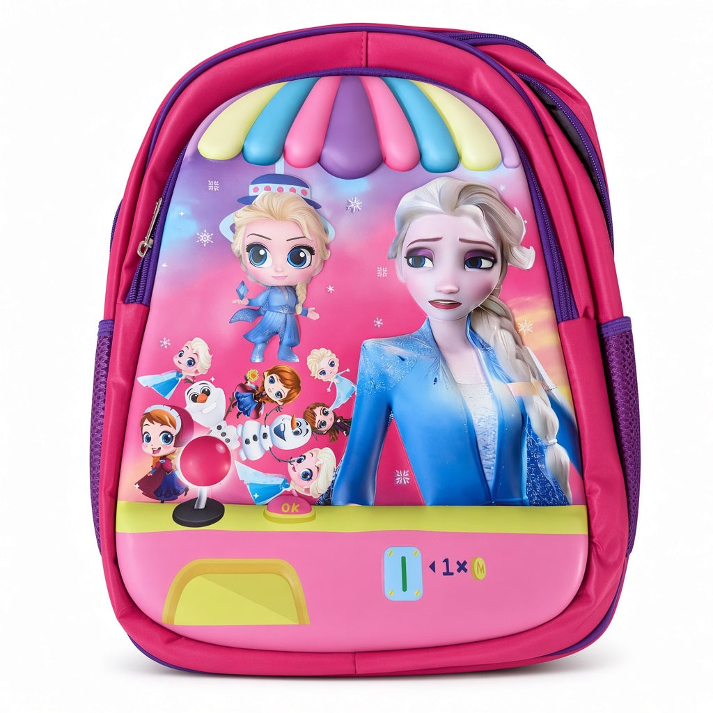 3D Digital Print Kids Backpack – Character Design