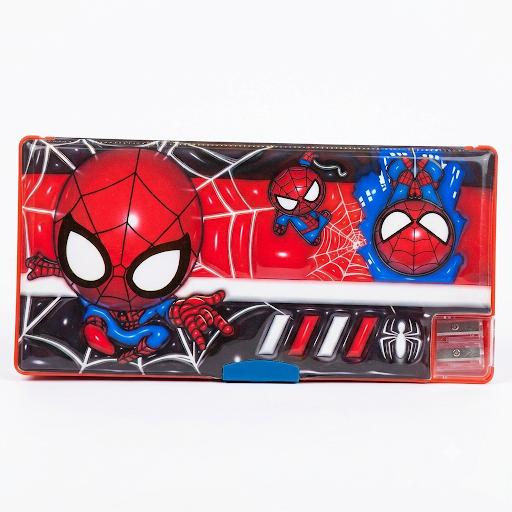Compact Pencil Box with Sharpener